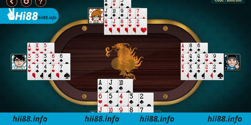 Cách chơi Game Mậu Binh online Hi88 bao gồm 3 bước